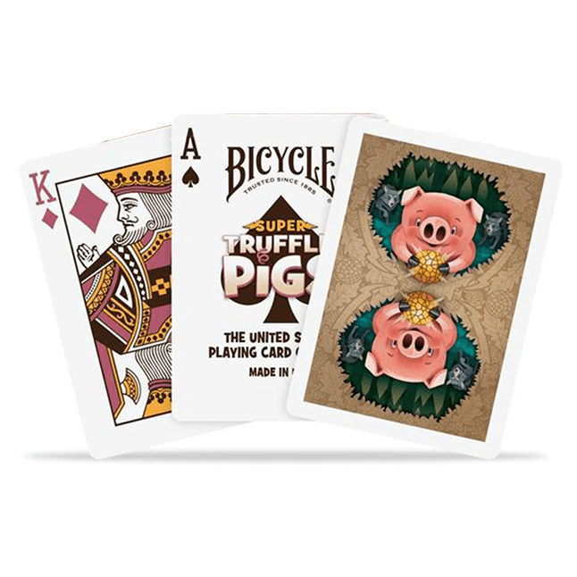 Bicycle Super Truffle Pigs Playing Cards