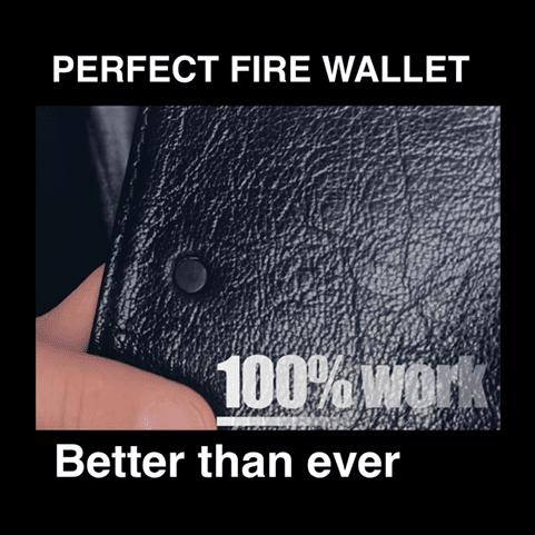 Perfect Fire Wallet by Victor Voitko - Trick