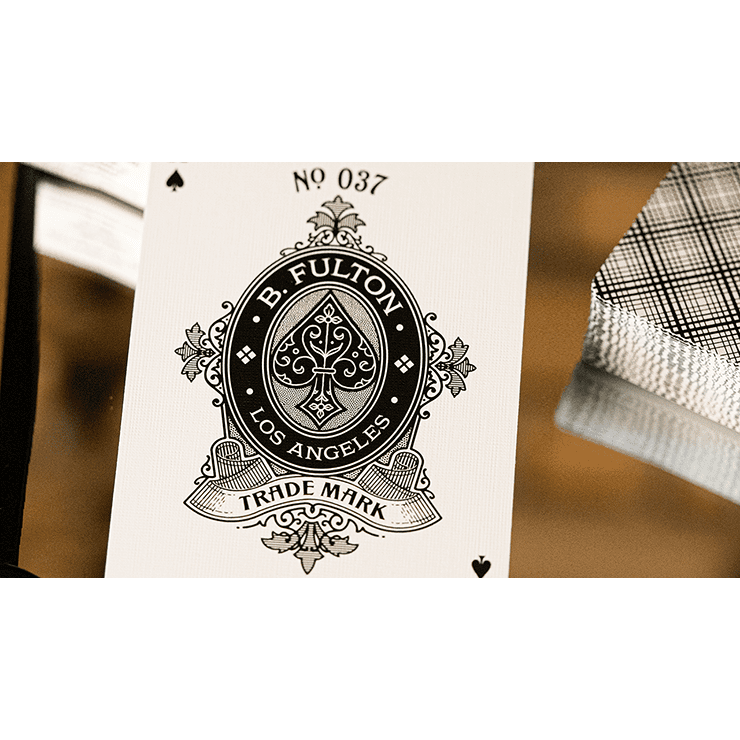 Fulton Plaid (Bourbon Brown)  Playing Cards