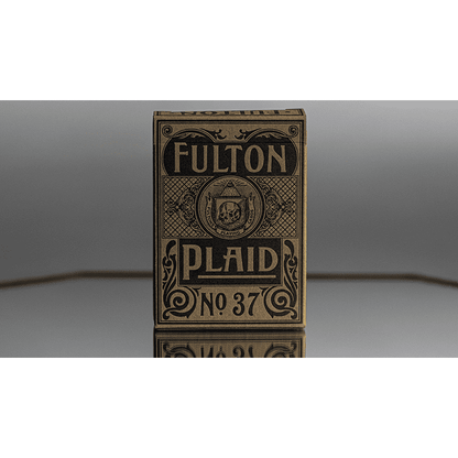 Fulton Plaid (Bourbon Brown)  Playing Cards