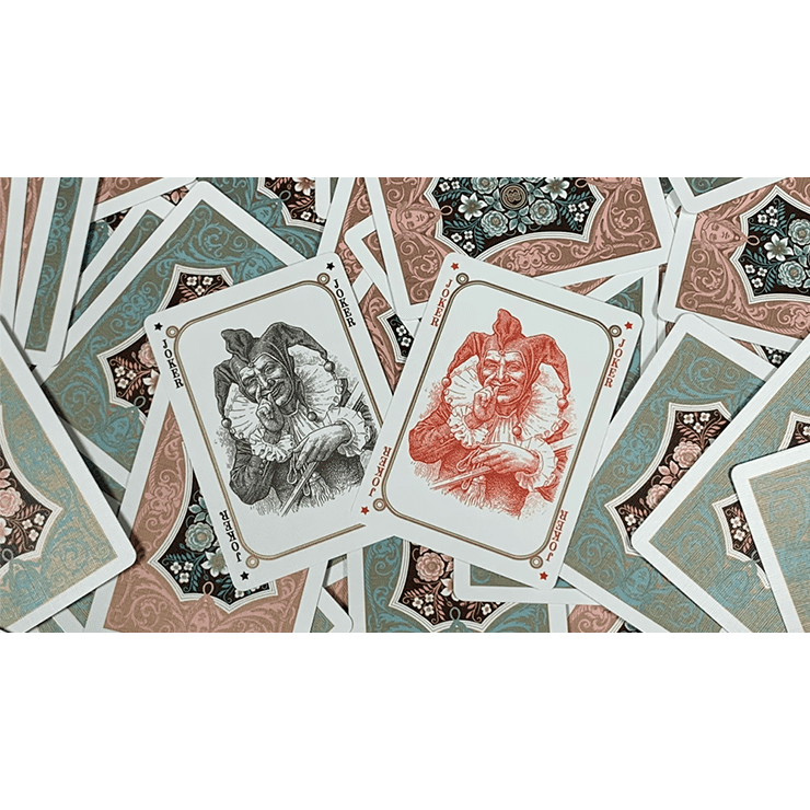 Four Continents (Red) Playing Cards