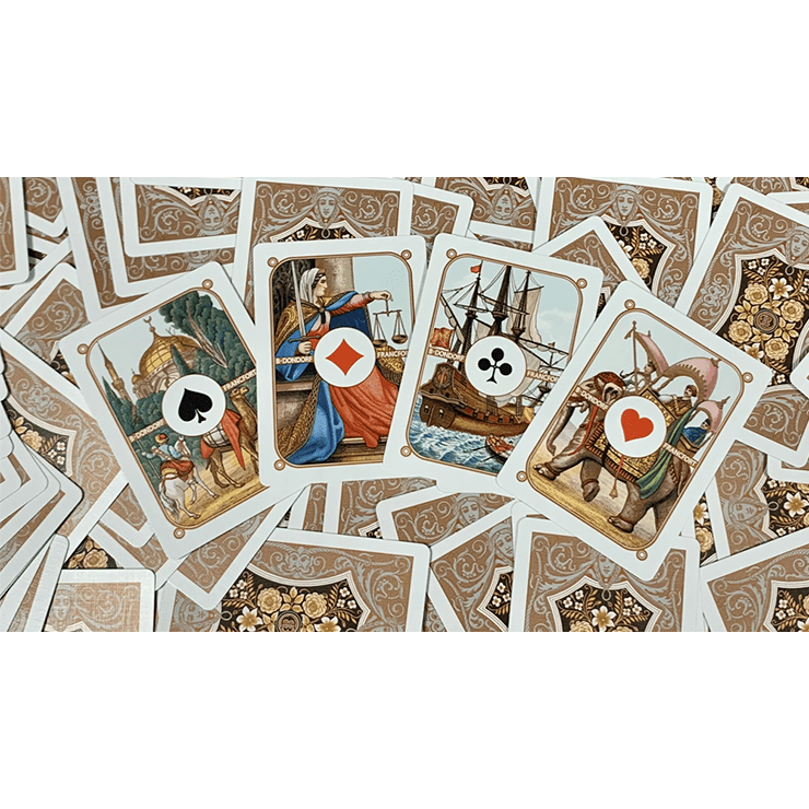 Four Continents (Copper) Playing Cards