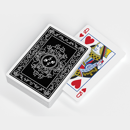 Black Roses Playing Cards (Fully Marked)
