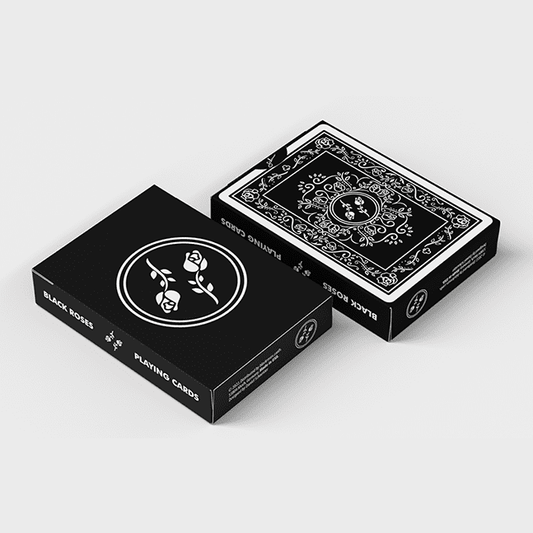 Black Roses Playing Cards (Fully Marked)