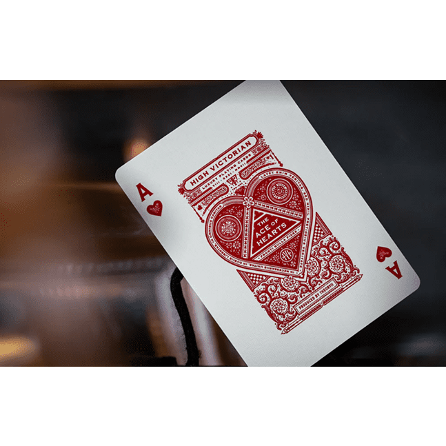 High Victorian (Red) Playing Cards by theory11