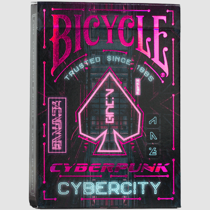 Bicycle Cyberpunk Cybercity Playing Cards by US Playing Card Co