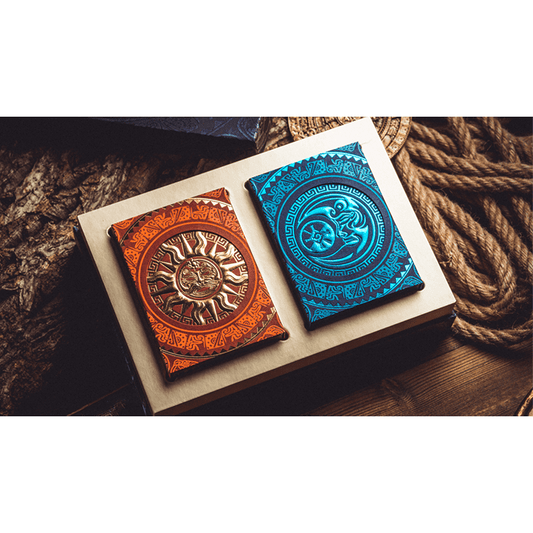 Maya 2 Deck set (Moon and Sun) Playing Cards