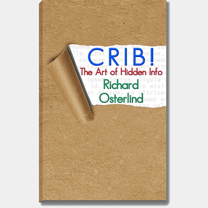 Crib! the Art of Hidden Info by Richard Osterlind - Book