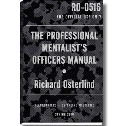 The Professional Mentalist's Officers Manual  by Richard Osterlind - Book