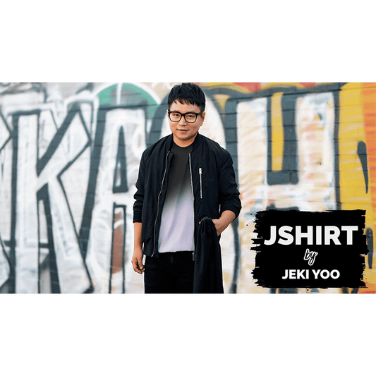 JSHIRT GRAY (Gimmicks and Online Instruction) by Jeki Yoo - Trick