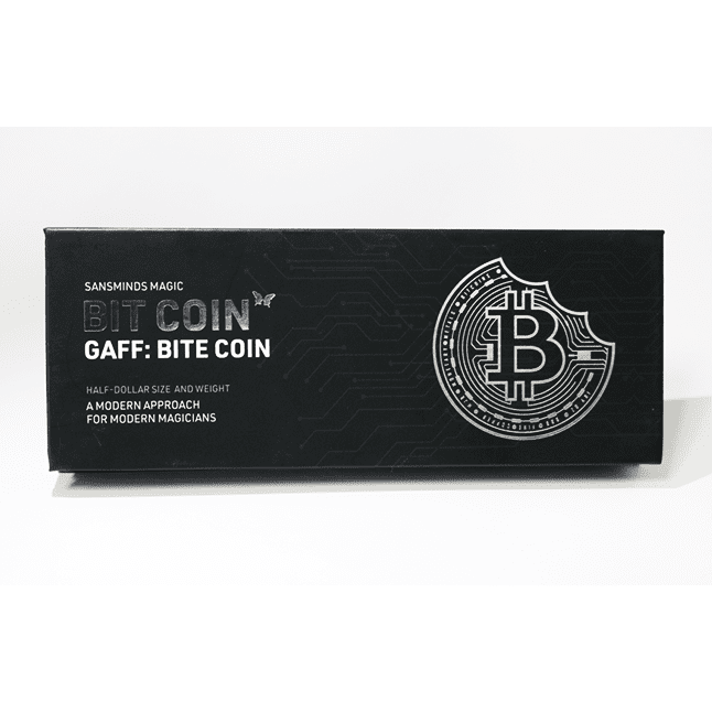 Bit Coin Gaff Bite Coin (Silver) by SansMinds Creative Lab Trick