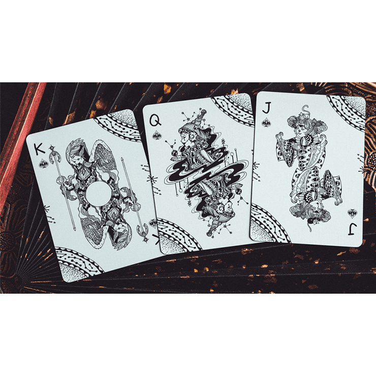 Twelve Imperial Symbols Playing Cards (Monochrome) by KING STAR