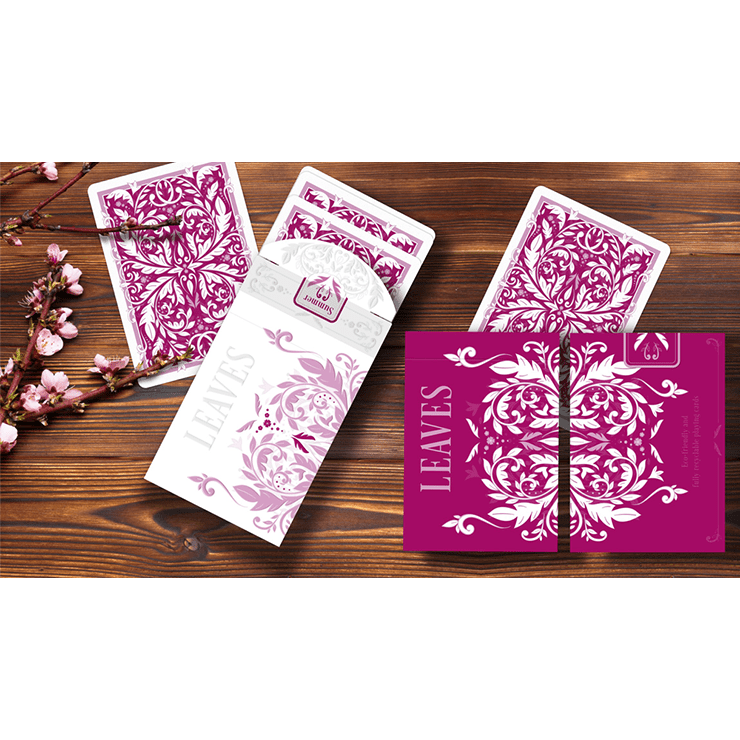 Wooden Leaves Summer Box Set Playing Cards by Dutch Card House Company