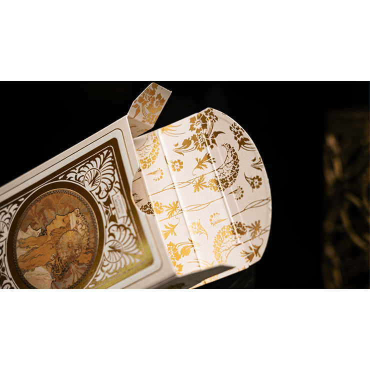 Mucha Gismonda Standard Gold Edition Playing Cards by TCC