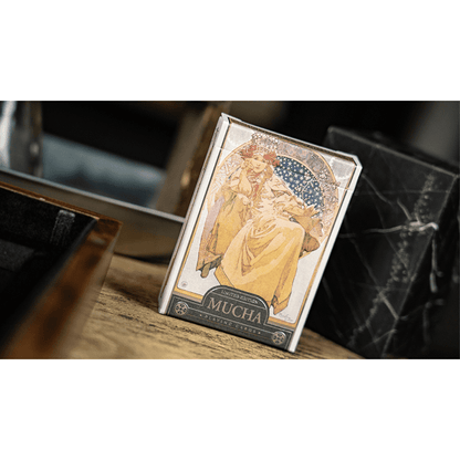 Mucha Princess Hyacinth Silver Edition Playing Cards by TCC