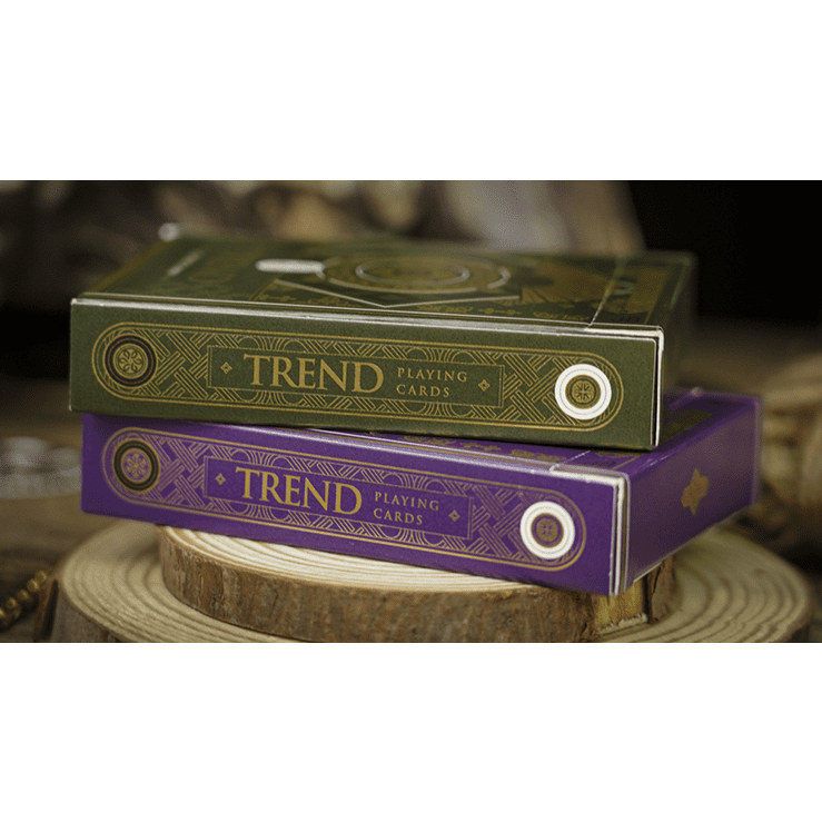 Trend (Purple) Playing Cards by TCC