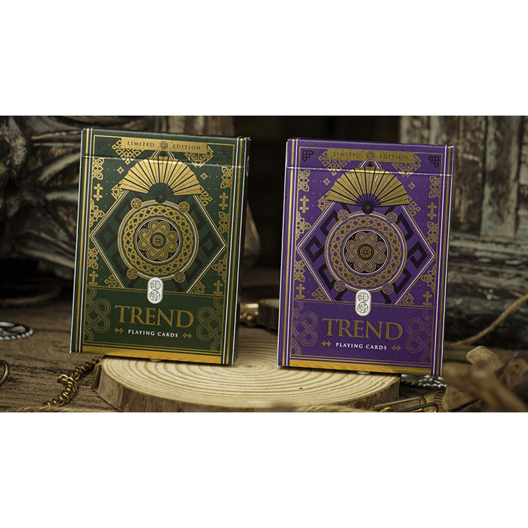 Trend (Purple) Playing Cards by TCC