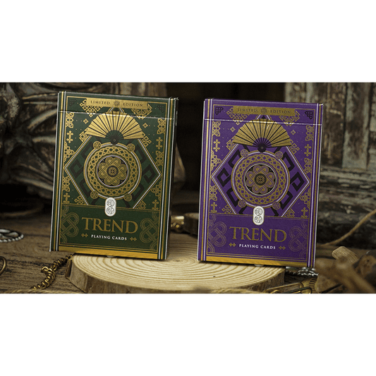 Trend (Purple) Playing Cards by TCC