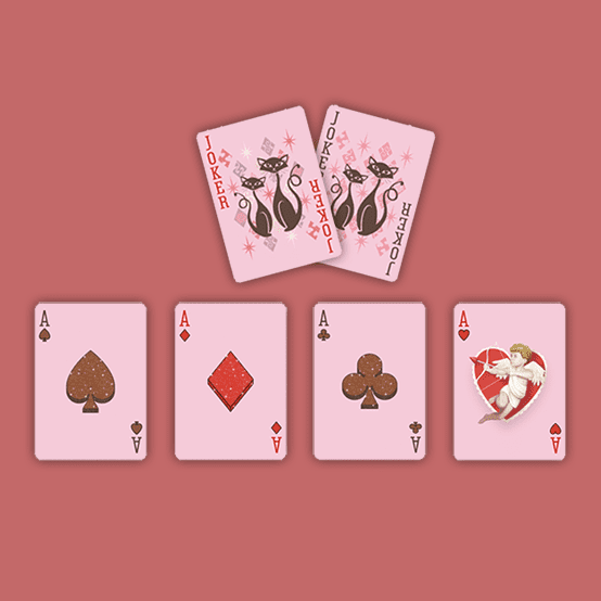 Bicycle Vintage Valentine Playing Cards by Collectable Playing Cards