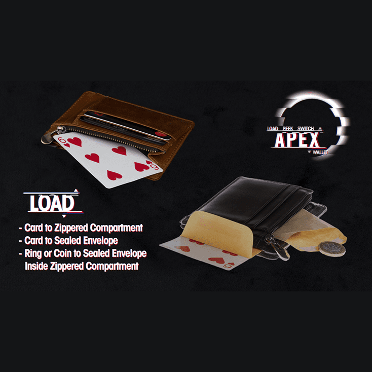 Apex Wallet Brown (Gimmick and Online instructions) by Thomas Sealey - Trick