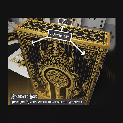 Secrets of the Key Master (with Standard Box) playing Cards by Handlordz