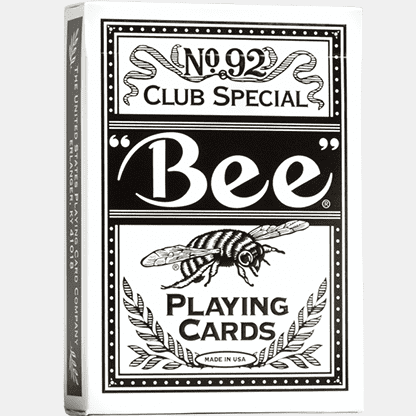 Signature Edition Bee (Black) Playing Cards