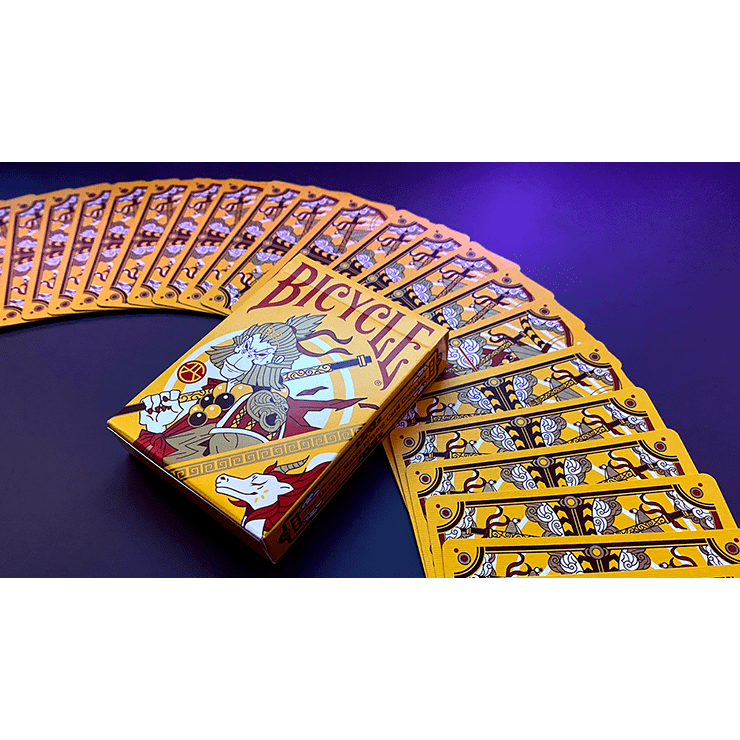 Bicycle Wukong Rebellion (Yellow) Playing Cards