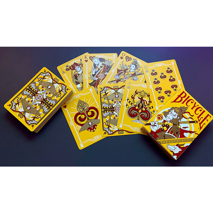 Bicycle Wukong Rebellion (Yellow) Playing Cards