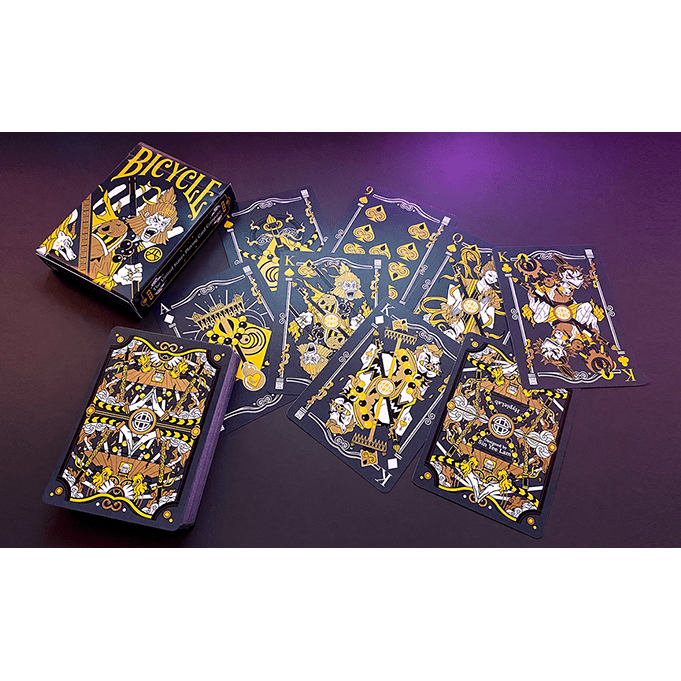 Bicycle Wukong Destruction (Grey) Playing Cards