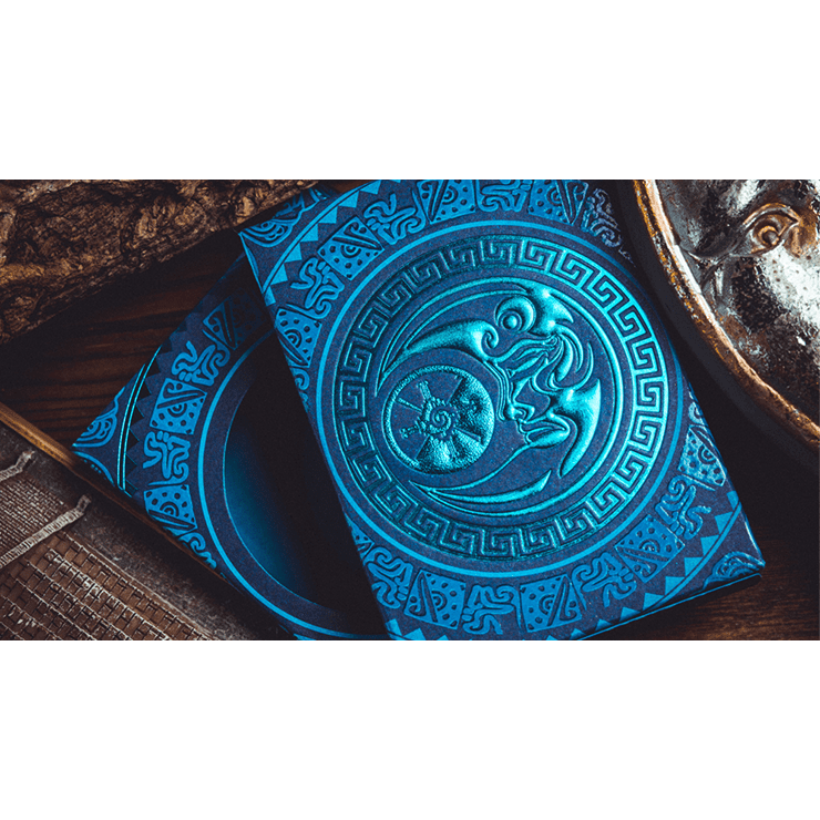 Gilded Maya Moon Playing Cards