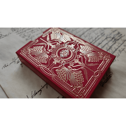 Shakespeare (Burgundy) Playing Cards