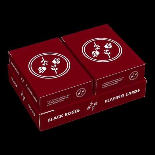 Black Roses Edelrot Mini Playing Cards (Collector's Box)