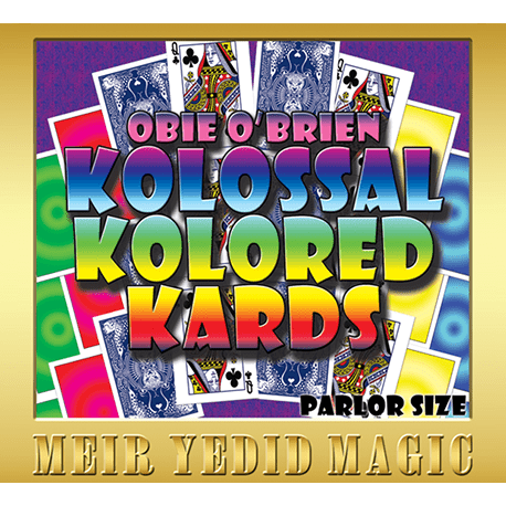 Obie O'Brien Kolossal Kolor Cards Parlor Size (Gimmicks and Online Instructions) - Trick