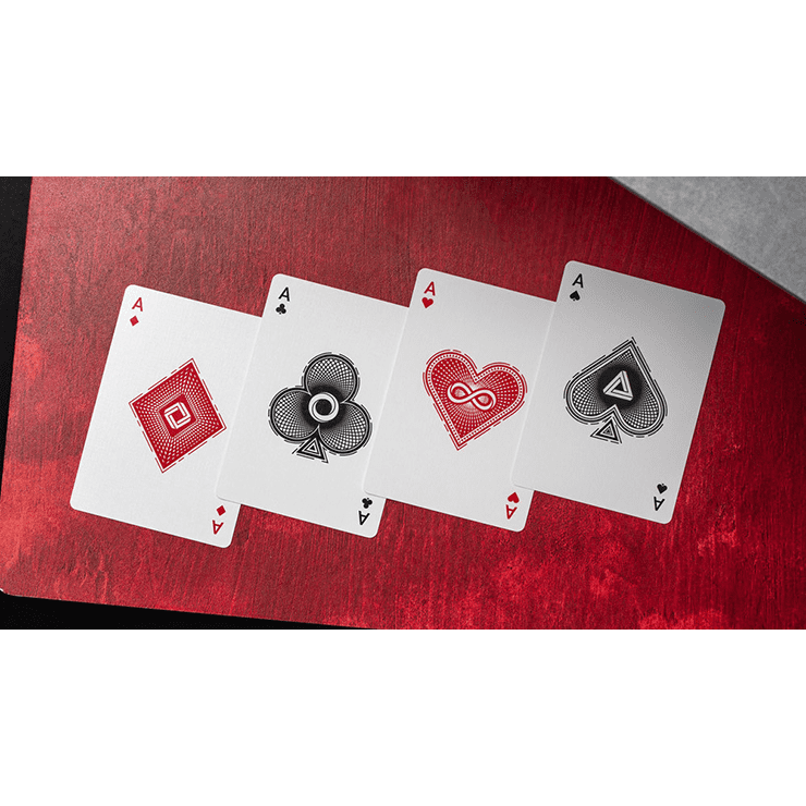 Continuum Playing Cards (Burgundy)