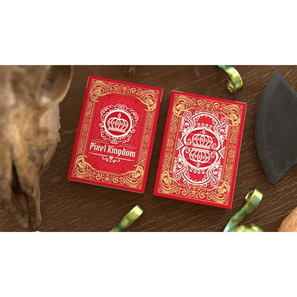 Pixel Kingdom (Red Edition) Playing Cards