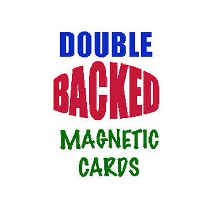 Magnetic Card- Bicycle Cards (2 Per Package) Double Back Red by Chazpro - Trick