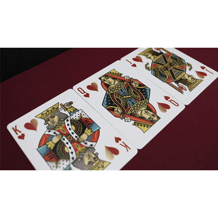 Oath Standard (Burgundy) Playing Cards by Lotrek