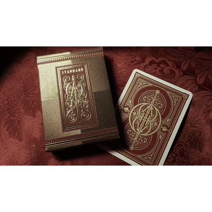 Oath Standard (Burgundy) Playing Cards by Lotrek