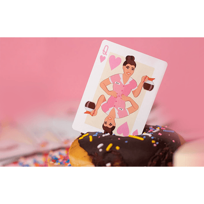 Papa Leon's Wicked Donuts (Chocolate) Playing Cards by Wounded Corner and Cam Toner