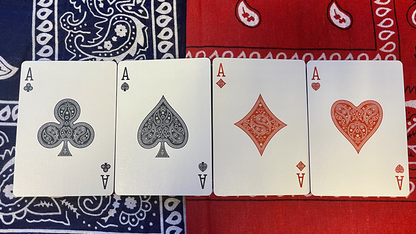 Bicycle Bandana (Red) Playing Cards