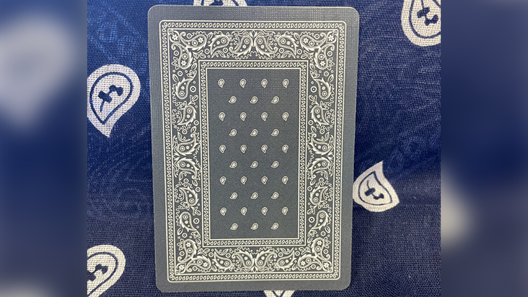 Bicycle Bandana (Blue) Playing Cards