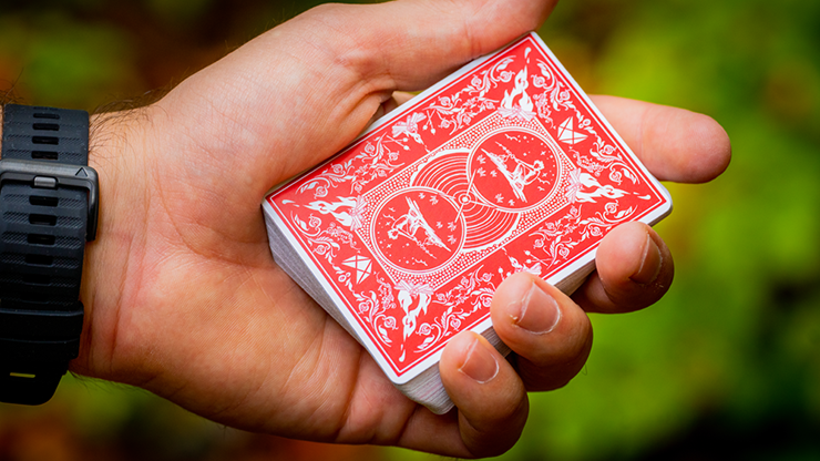 Bonfires Red (includes Card Magic Course) by Adam Wilber and Vulpine