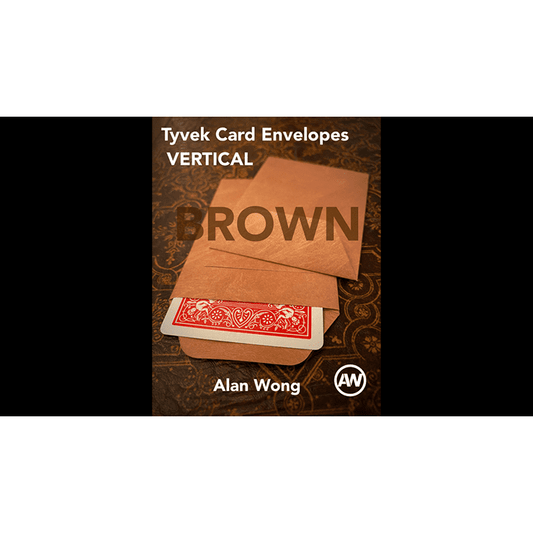 Tyvek VERTICAL Envelopes BROWN (10 pk.) by Alan Wong - Trick