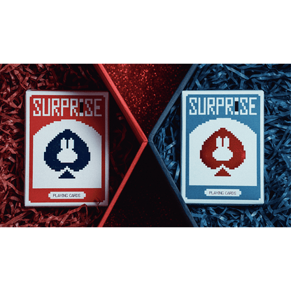 Surprise Deck V5 (Blue) Playing cards by Bacon Playing Card Company