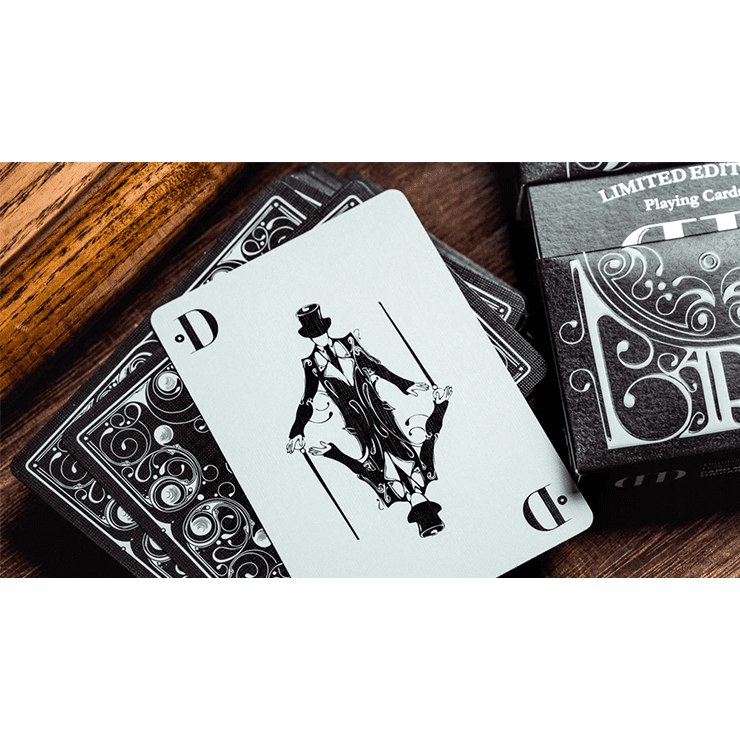 Smoke & Mirror (Mirror- Black) Deluxe Limited Edition Playing Cards by Dan & Dave