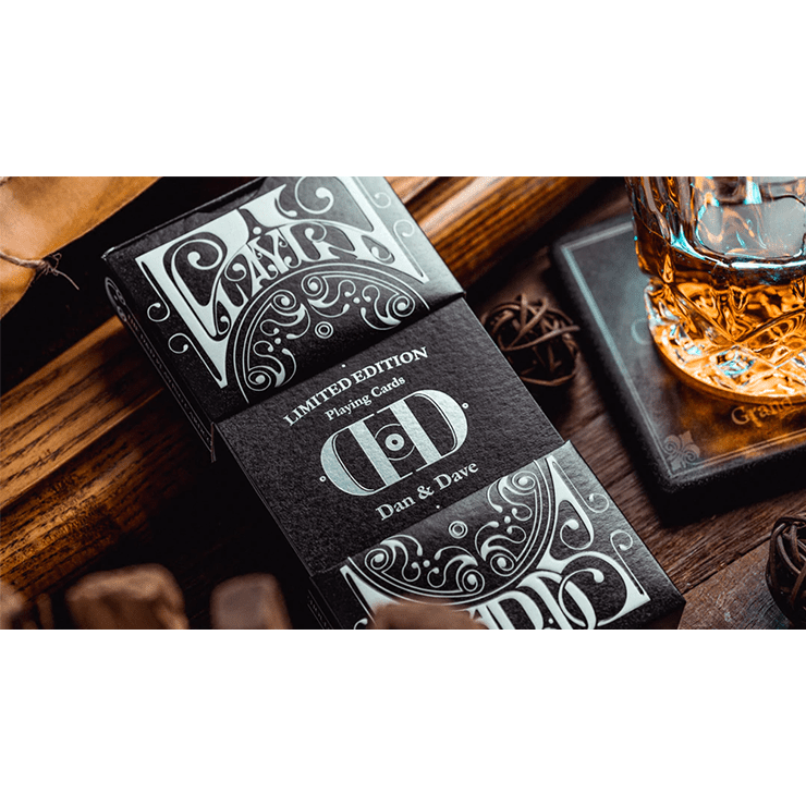 Smoke & Mirror (Mirror- Black) Deluxe Limited Edition Playing Cards by Dan & Dave