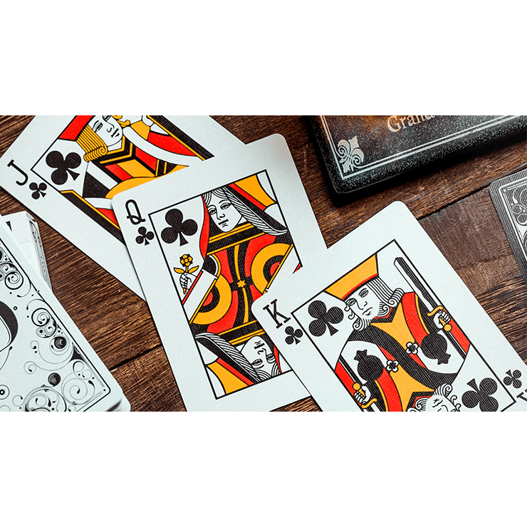 Smoke & Mirror (Smoke-White) Standard Limited Edition Playing Cards by Dan & Dave