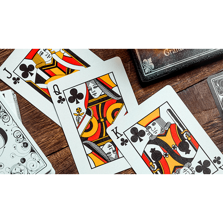 Smoke & Mirror (Smoke-White) Deluxe Limited Edition Playing Cards by Dan & Dave