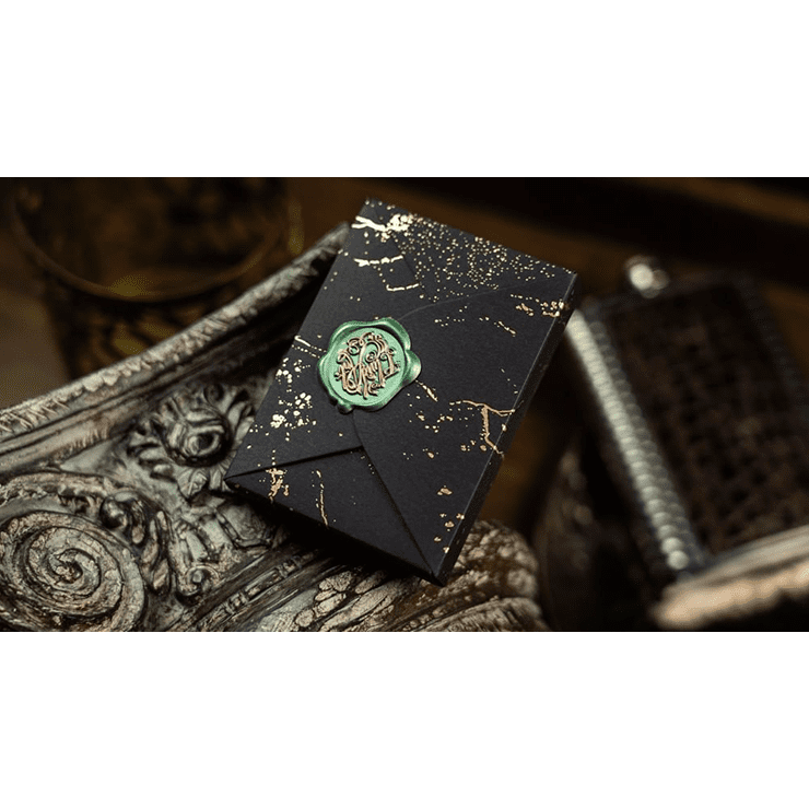 Fluid Art Green (Luxury Edition) Playing Cards