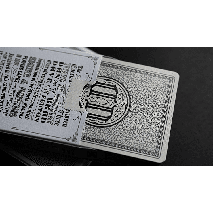 Smoke & Mirrors x Fulton (Smoke-White) Playing Cards by Dan & Dave